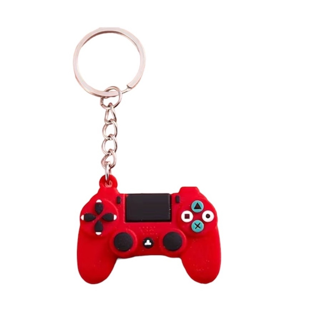 Video Game Controller Keychain Red Gamer - Picture 1 of 5